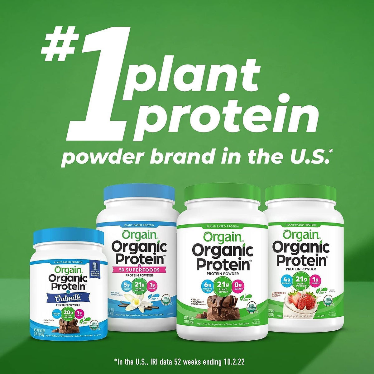 Organic Vegan Protein Powder + Superfoods Powder Bundle N91315