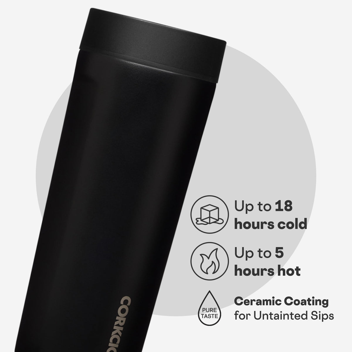 17 oz Travel Mug with 360° Sip Lid W8420
