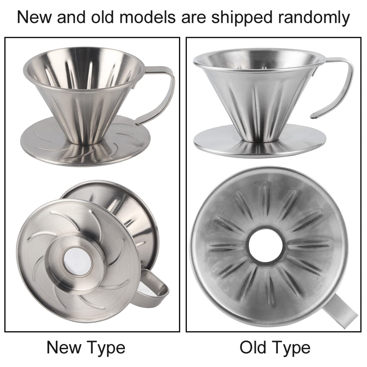 Pour over Stainless Steel Reusable Coffee Dripper I5932
