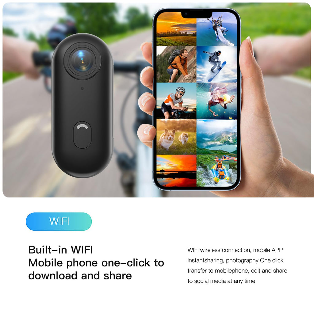 64GB 4K Thumb Action Camera Q16066