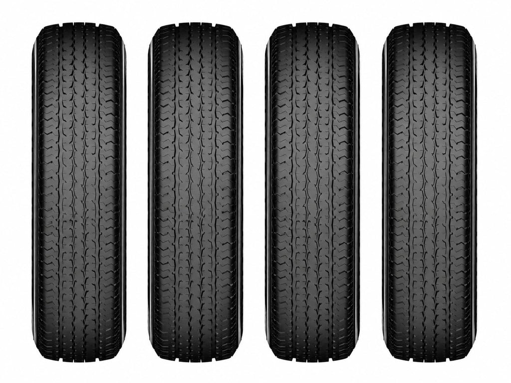 4 ST205/75R15 10PR Steel Belted Radial Trailer Tire B32513
