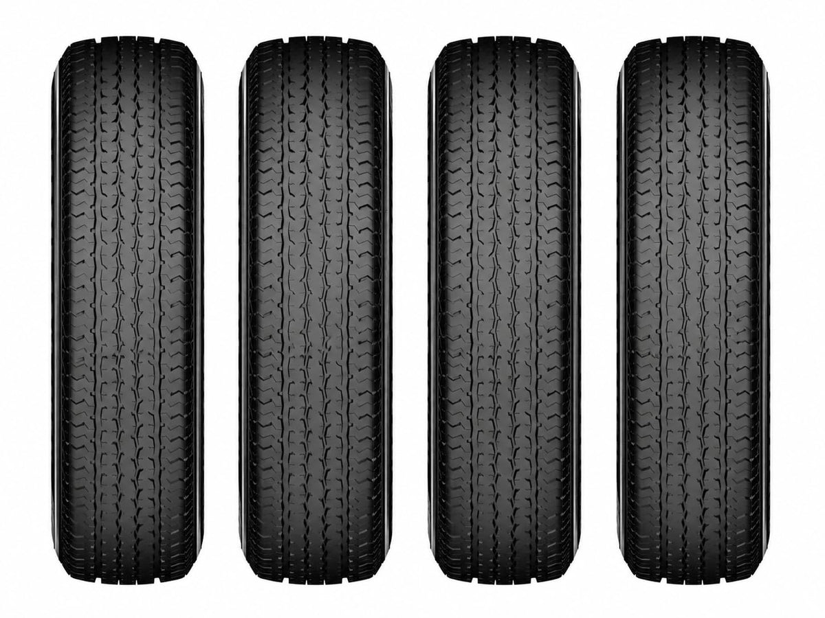 4 ST205/75R15 10PR Steel Belted Radial Trailer Tire B32513