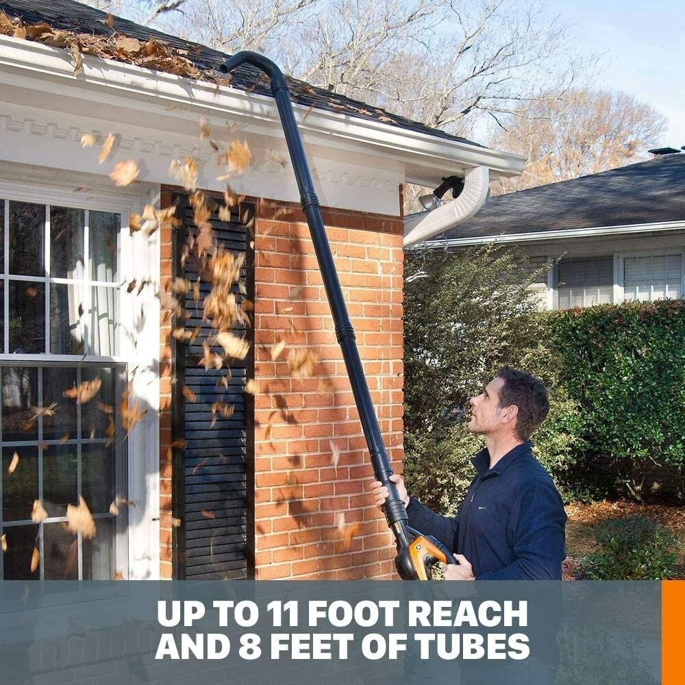 Universal Fit Gutter Cleaning Kit with 11ft Reach for Leaf Blowers B681