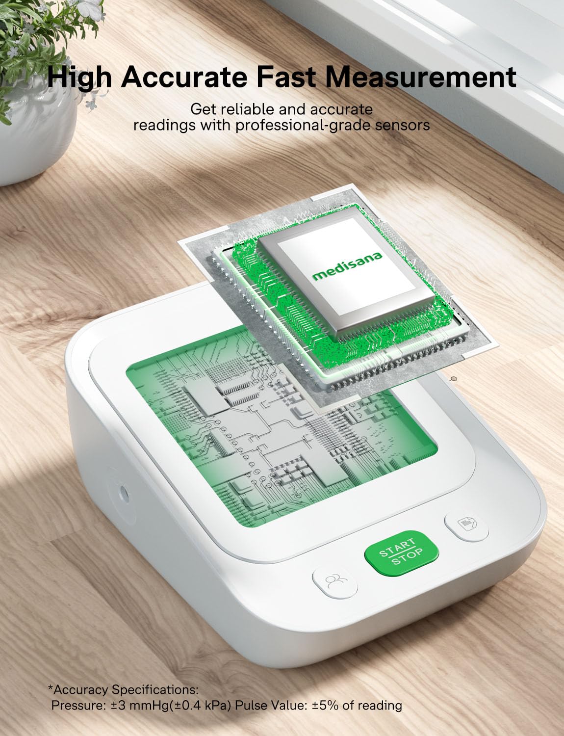 Automatic Upper Arm Blood Pressure Monitor with 2x199 Sets Memory M6505