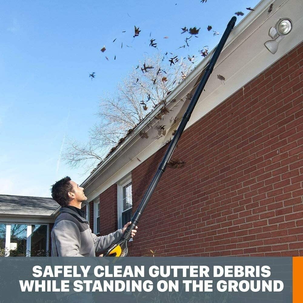 Universal Fit Gutter Cleaning Kit with 11ft Reach for Leaf Blowers B681