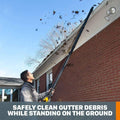 Universal Fit Gutter Cleaning Kit with 11ft Reach for Leaf Blowers B681