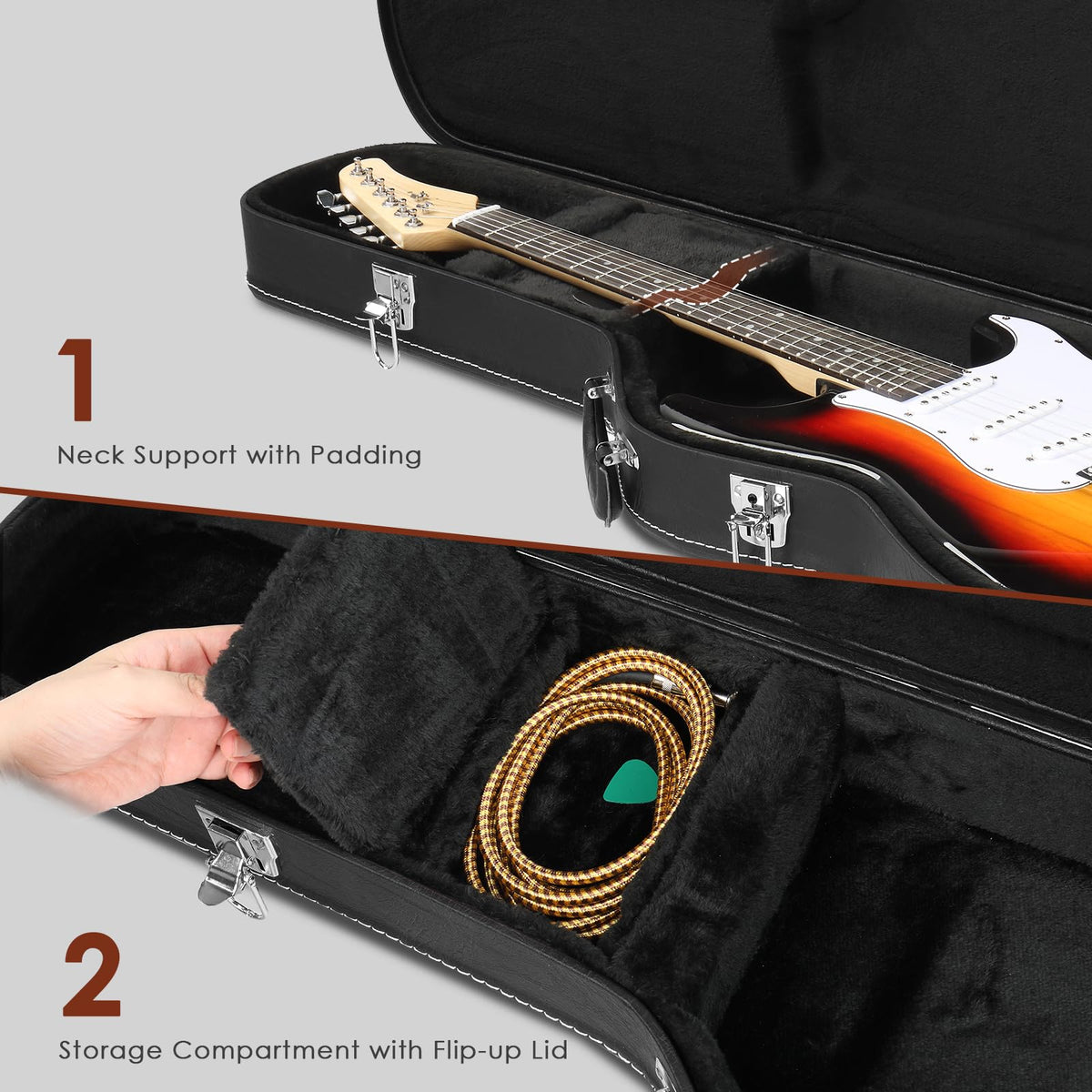 39-Inch Electric Guitar Hard Case H848853