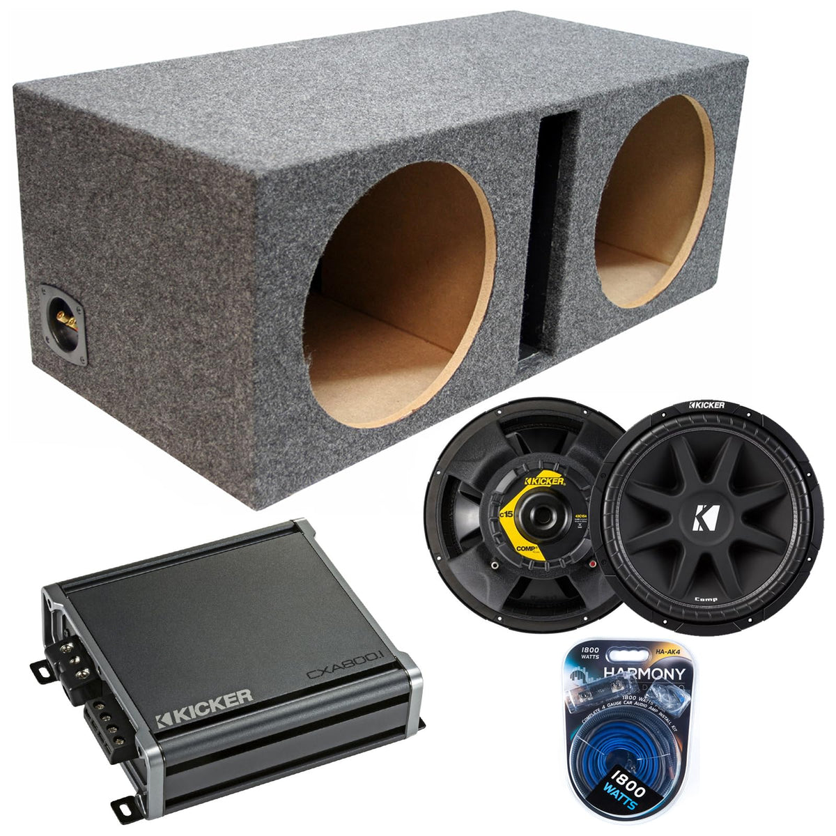 Dual 15" Sub Box U30620