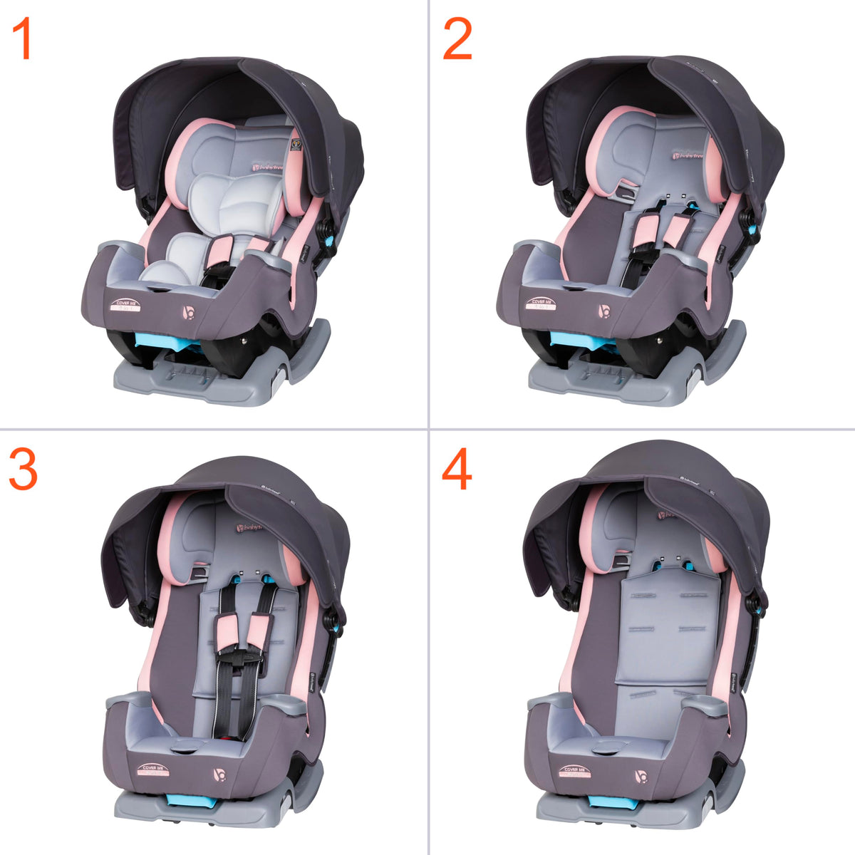 4-in-1 Convertible Car Seat G966