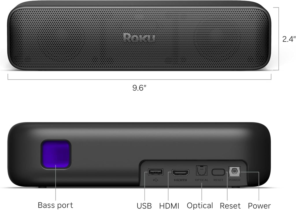 4K TV Soundbar with Built-in Streaming Device C129017