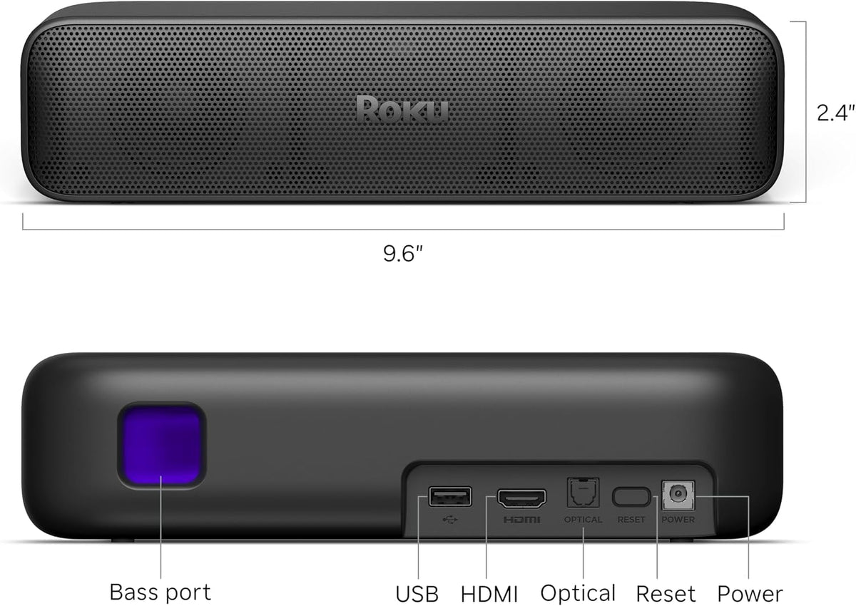 4K TV Soundbar with Built-in Streaming Device C129017