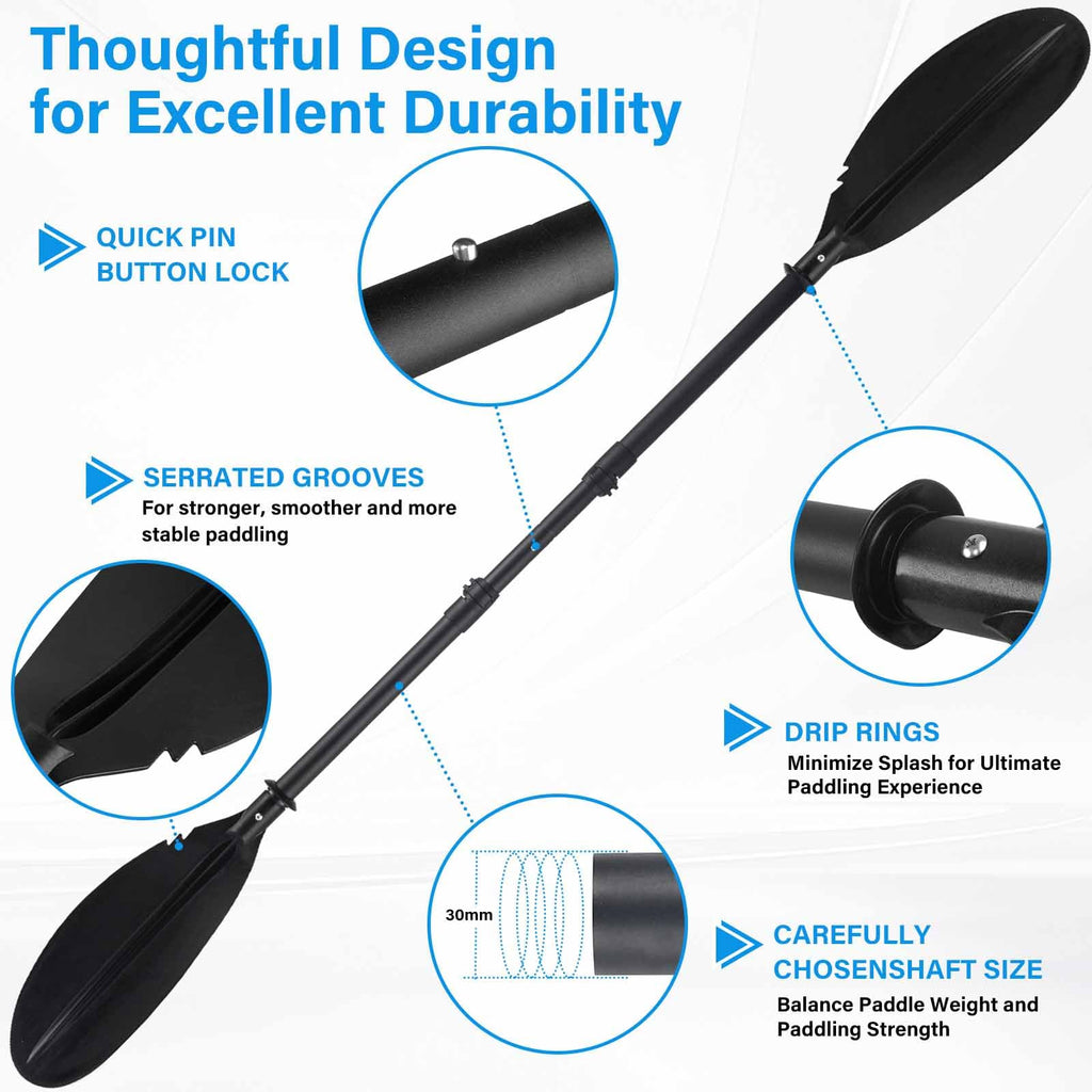Adjustable Kayak Paddle with Drip Loop B547945