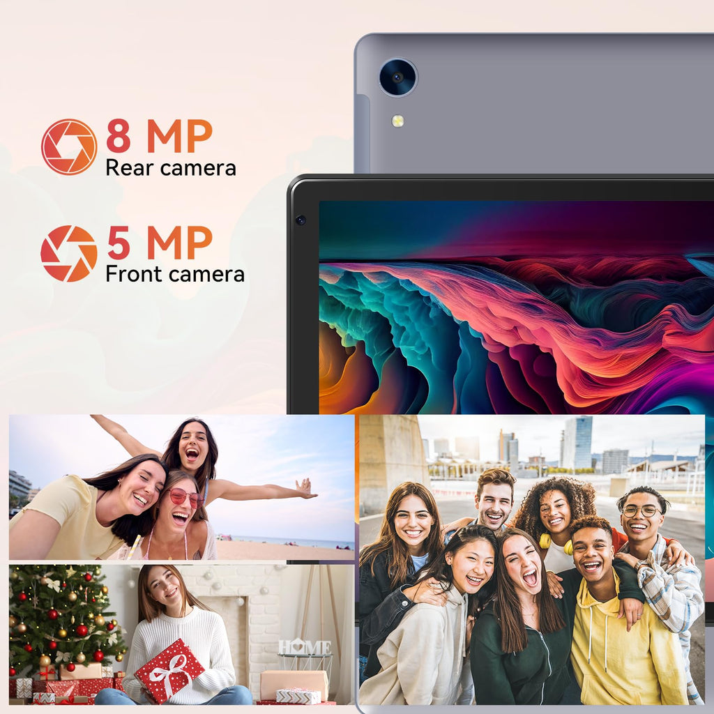 10.1" Android Tablet with Octa-core Processor 24GB RAM 128GB ROM HD IPS Touchscreen A6536
