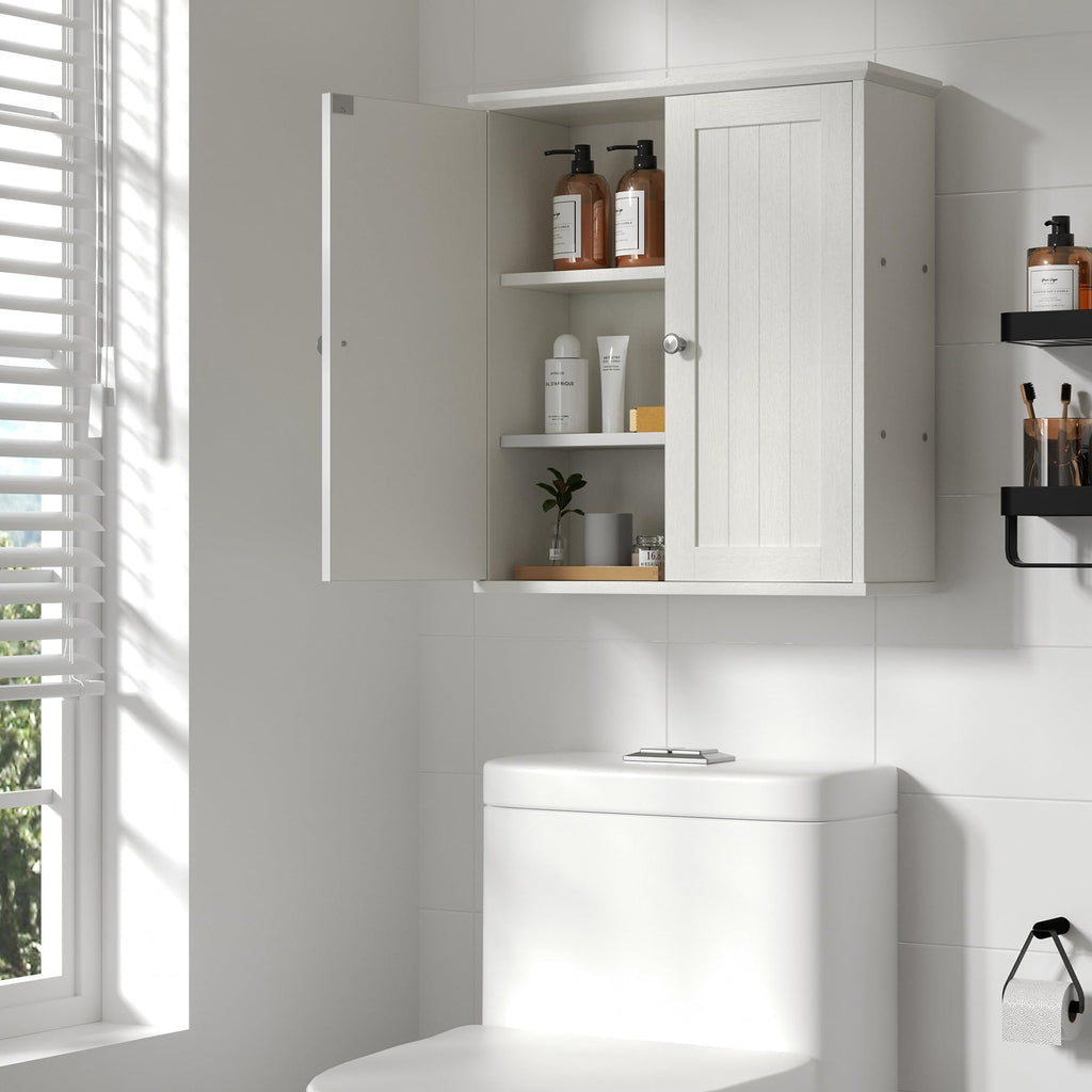 White Bathroom Wall Medicine Cabinet A3233