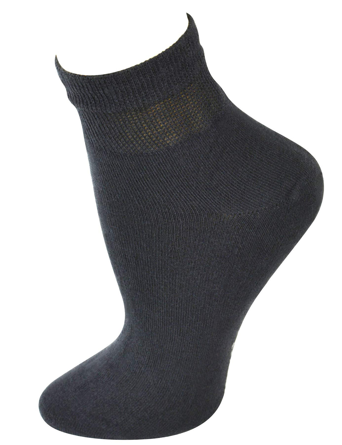 Cotton Ankle Dress Socks with Seamless Toe T975004