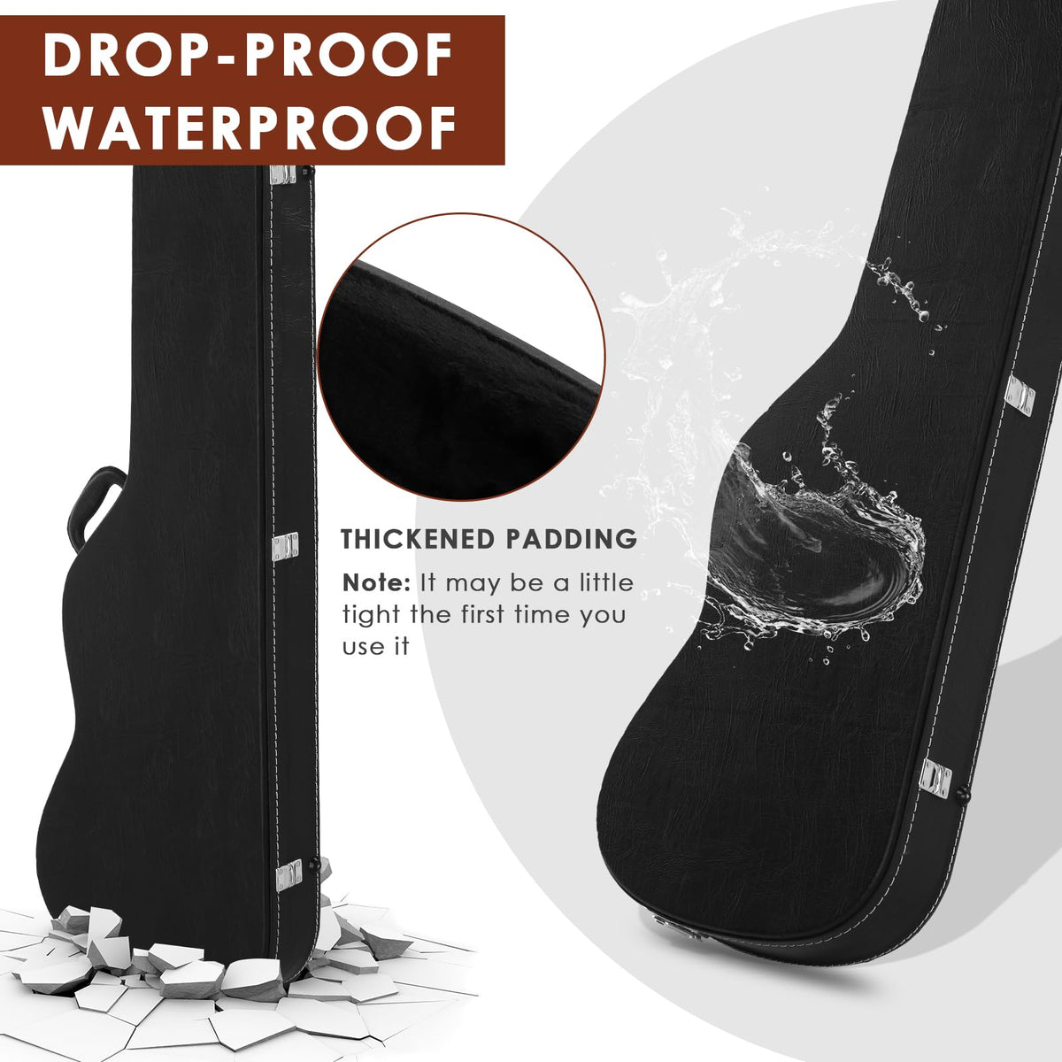 39-Inch Electric Guitar Hard Case H848853