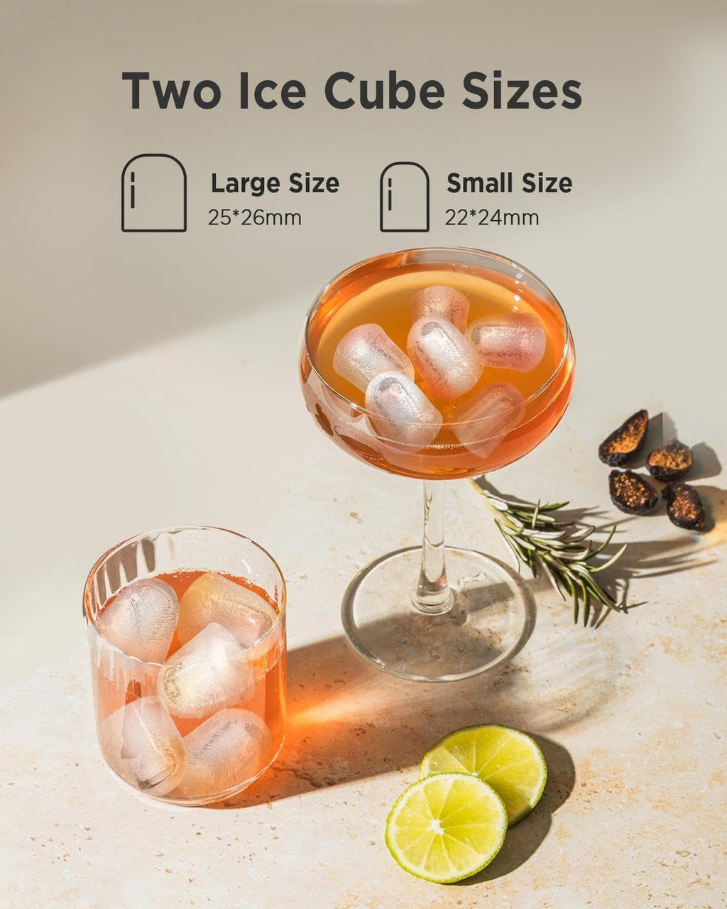Countertop Ice Maker with 2 Ice Sizes Z917