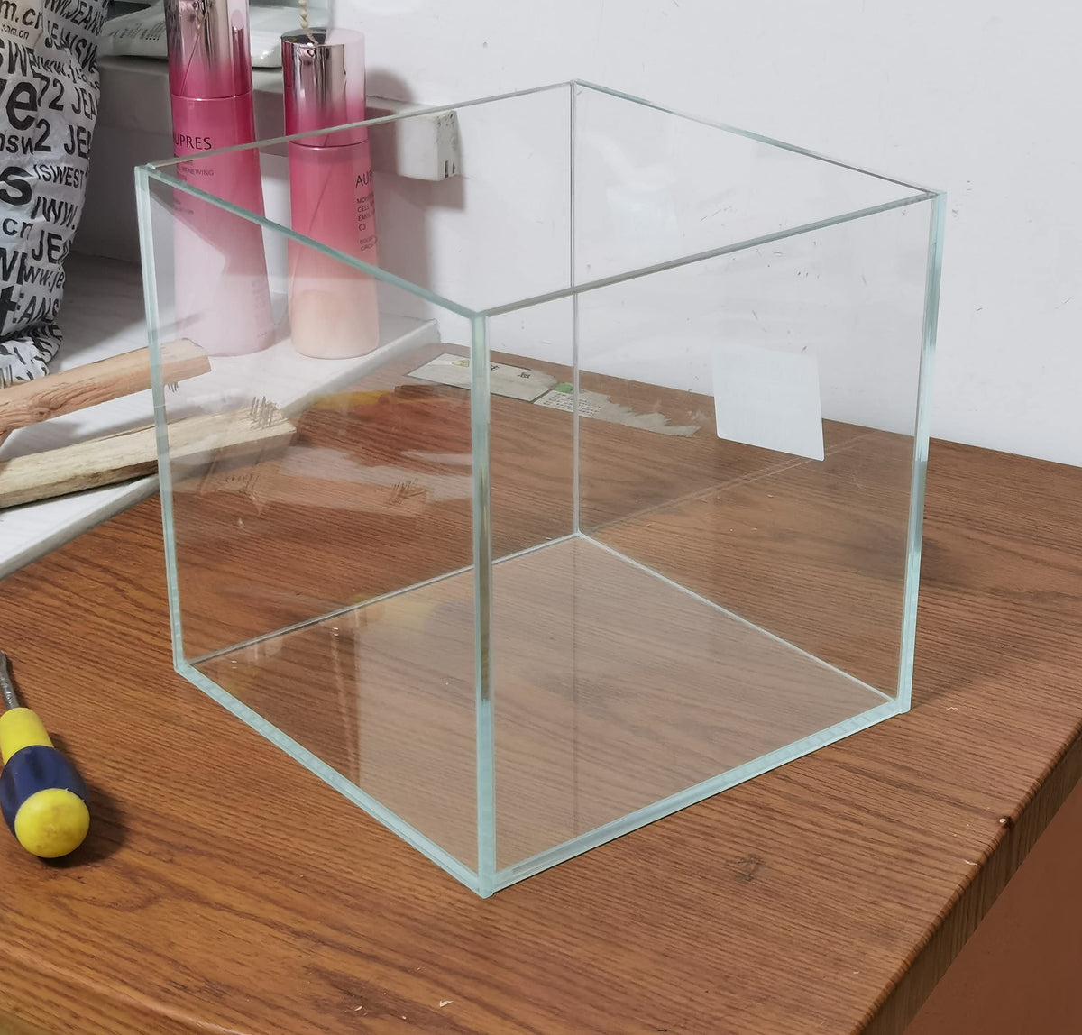 Small Nano Tall Rimless Glass Fish Tank 2 Gallon K710