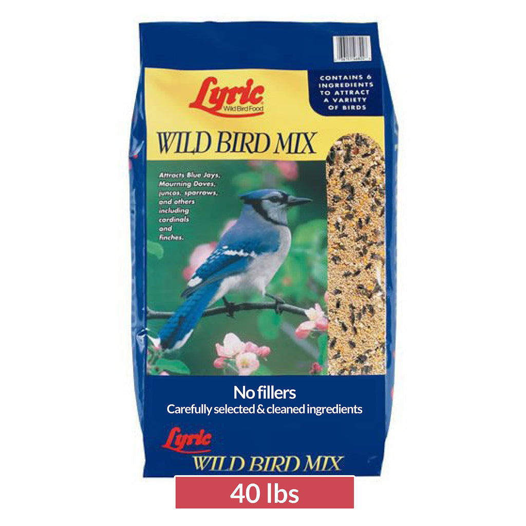 Wild Bird Seed with Nuts and Sunflower Seeds, 20 lb. and 40 lb. Bags E22592