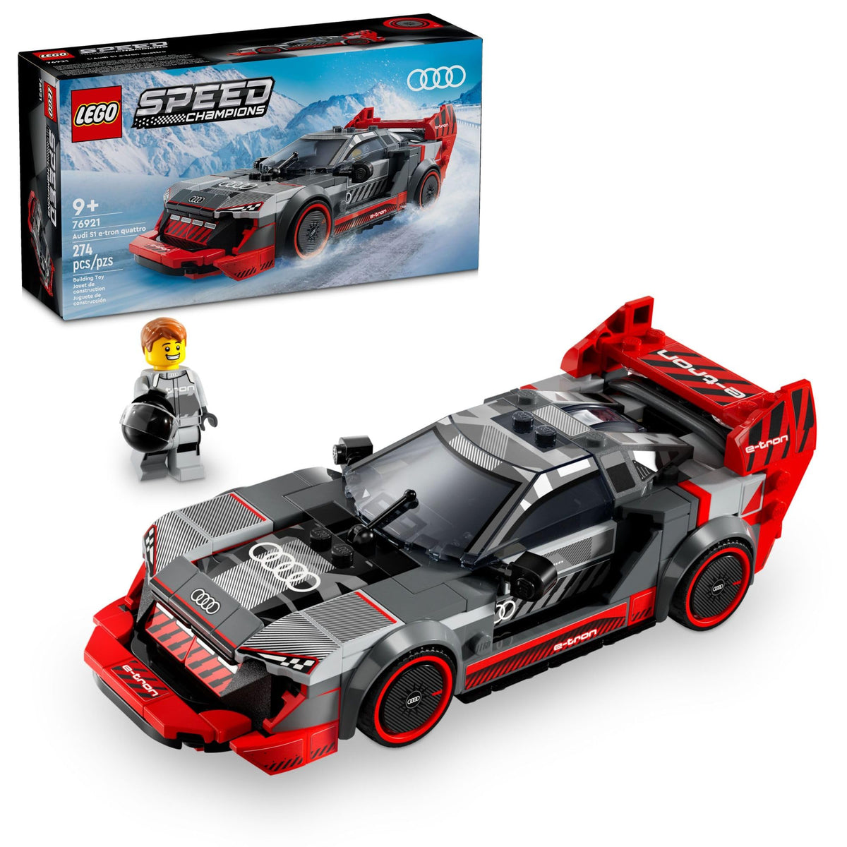 Audi S1 e-tron Quattro Race Car Building Toys D31064
