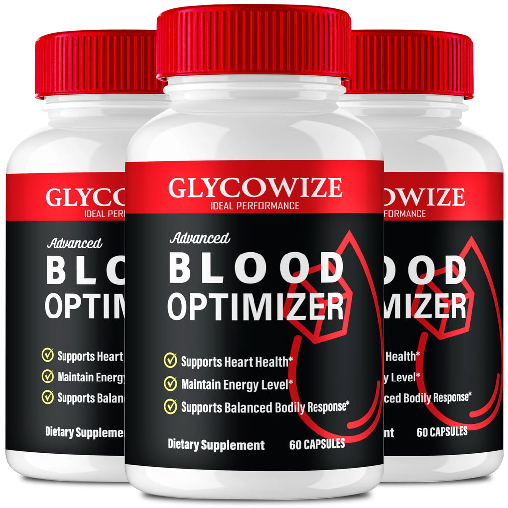 90 Capsules Blood Optimizer Supplement Pills (3 Pack) Q8087
