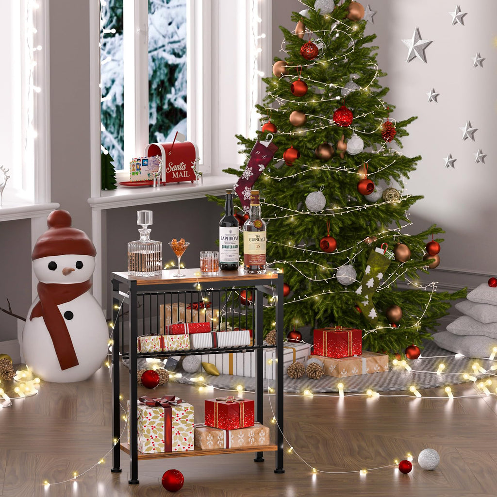 3-Tier Narrow Side Table Set of 2 Y603