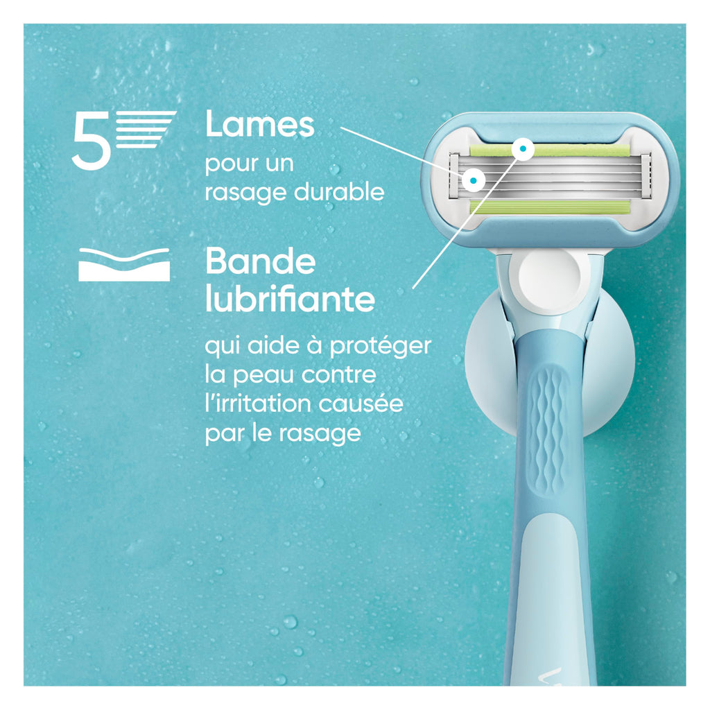 Women's 3 Blade Razor Refills, 4 Count D380