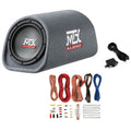 8" Amplified Vented Tube Box Subwoofer & Wiring Kit T83310