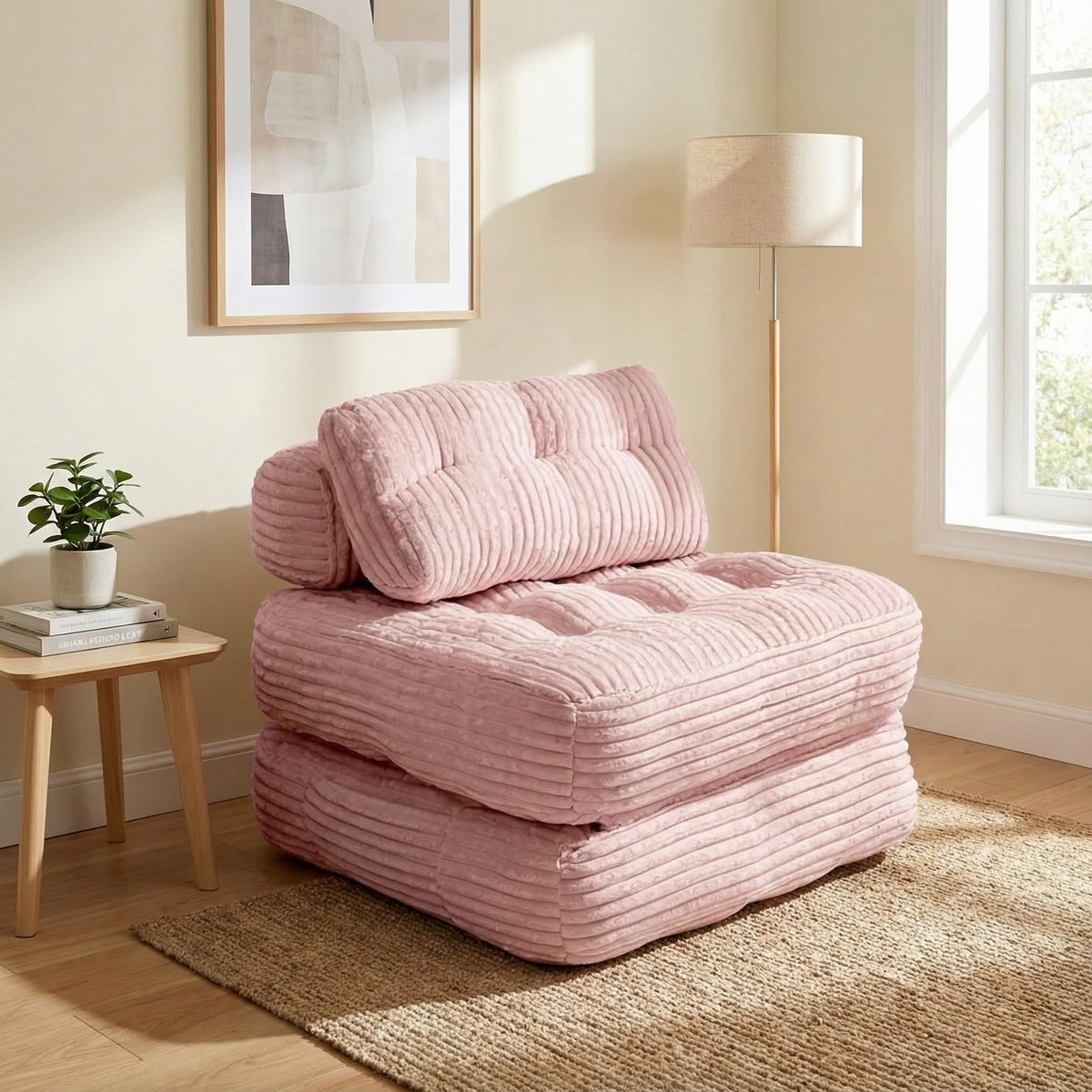 Pink Folding Sofa Bed B931854