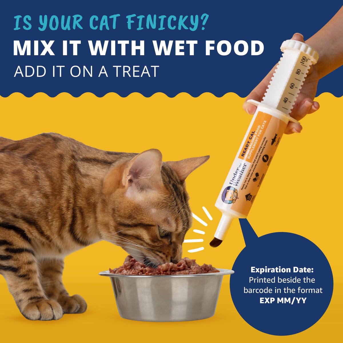 High Calorie Cat Supplement with Vitamins Minerals Omega Fatty Acids G961