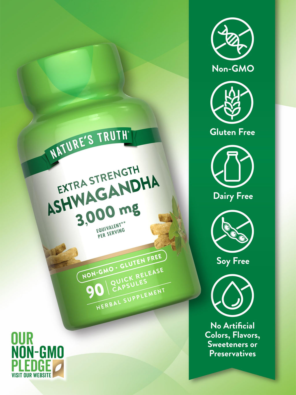 Ashwagandha Capsules 90 Count G9056