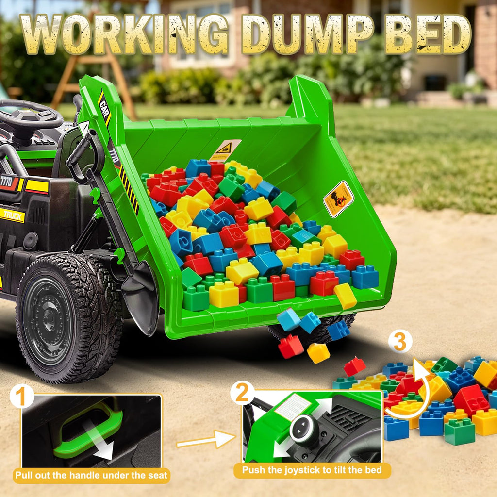 24V 2 Seater Ride on Dump Truck I45392