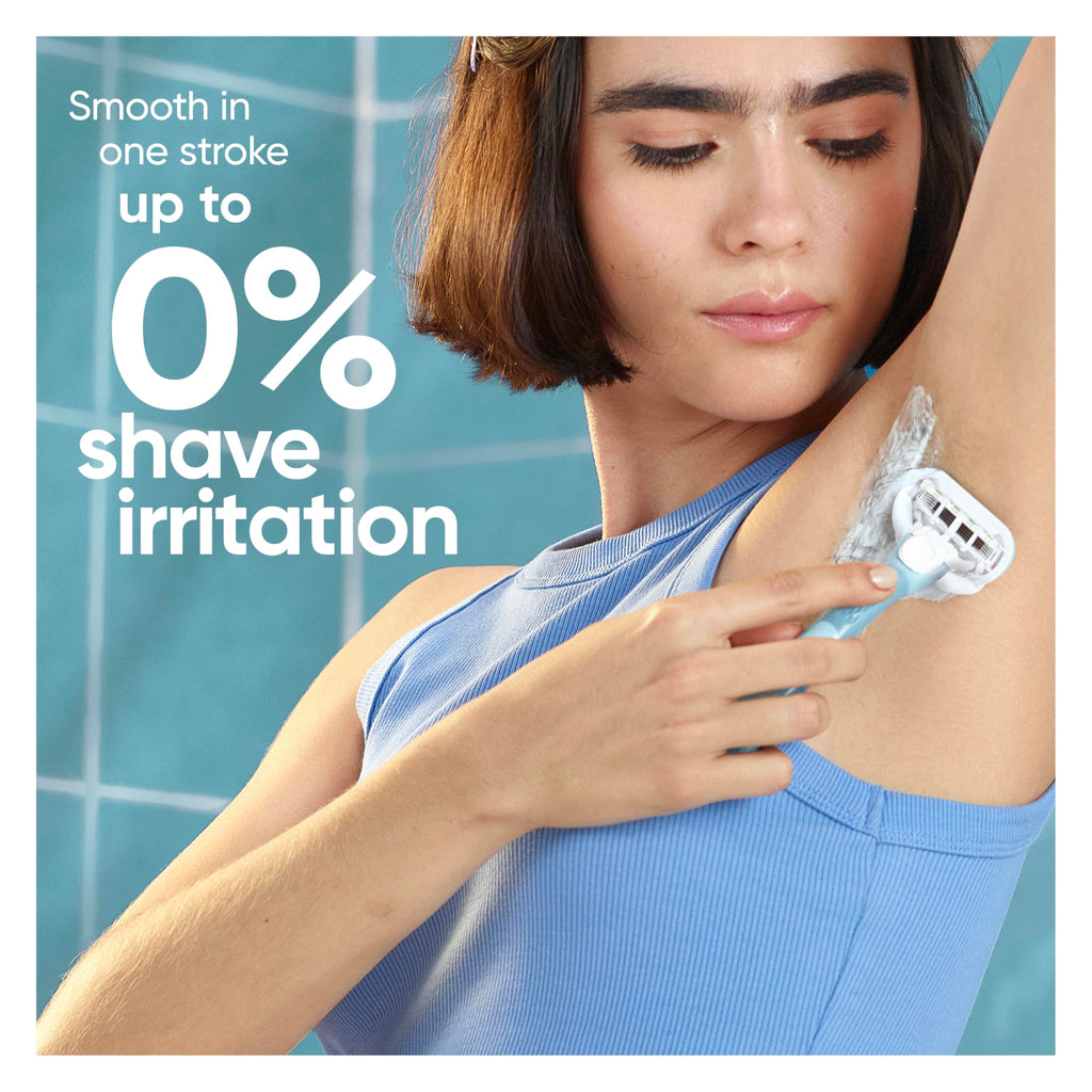 Women's 3 Blade Razor Refills, 4 Count D380