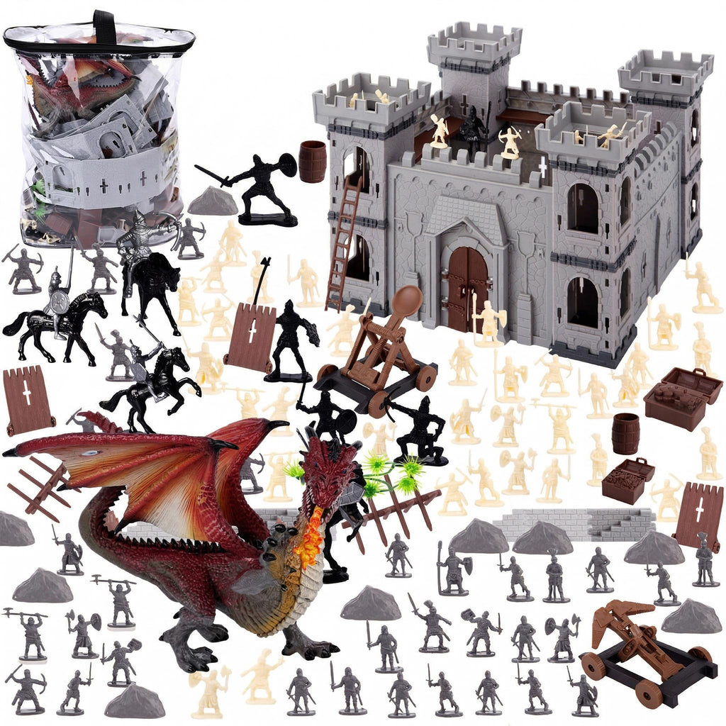 275PCS Medieval Dragon Castle Knights Figures Set G8394