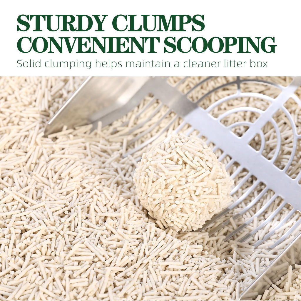 Tofu Cat Litter Clumping Flushable Plant-Based 20.8lbs C4528
