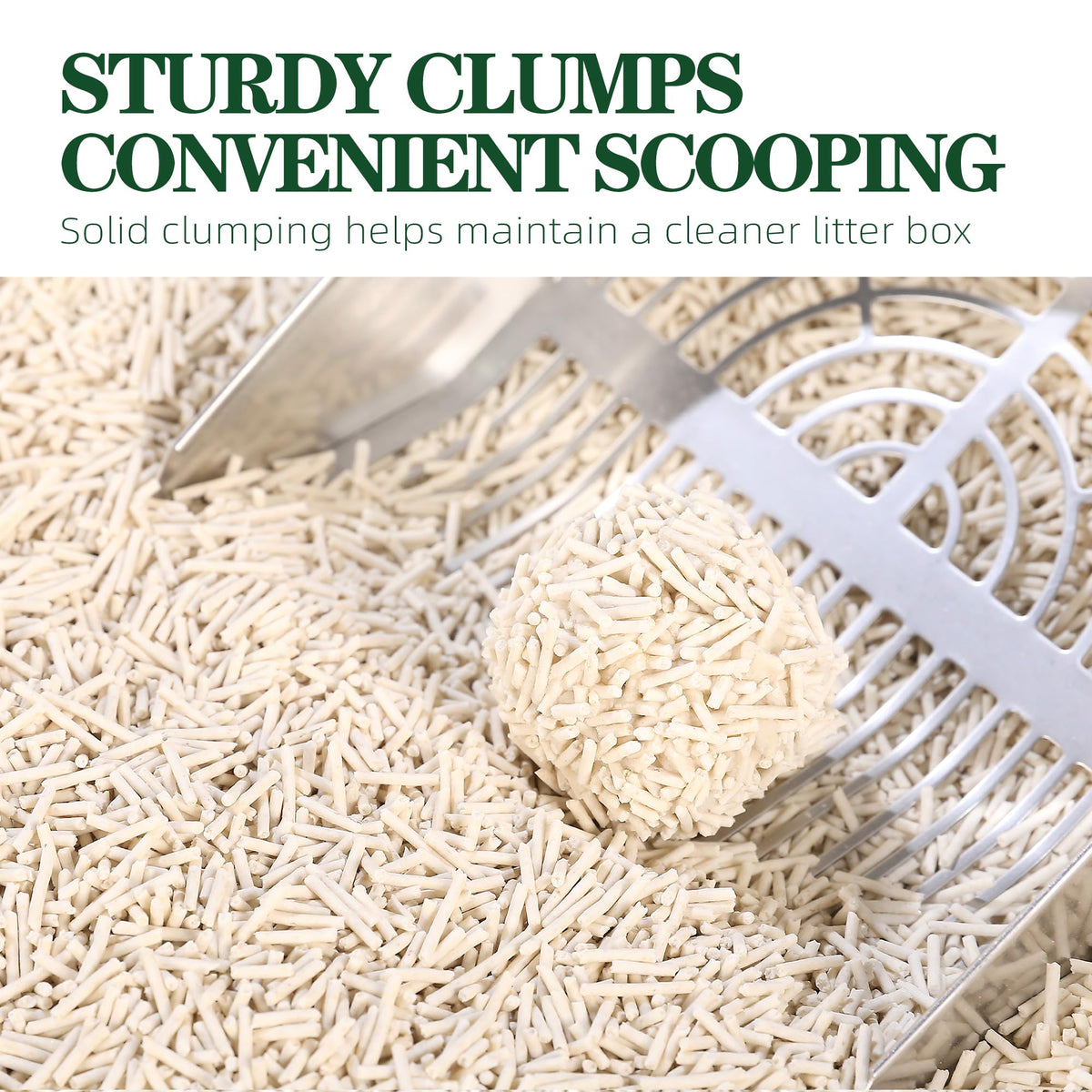 Tofu Cat Litter Clumping Flushable Plant-Based 20.8lbs C4528