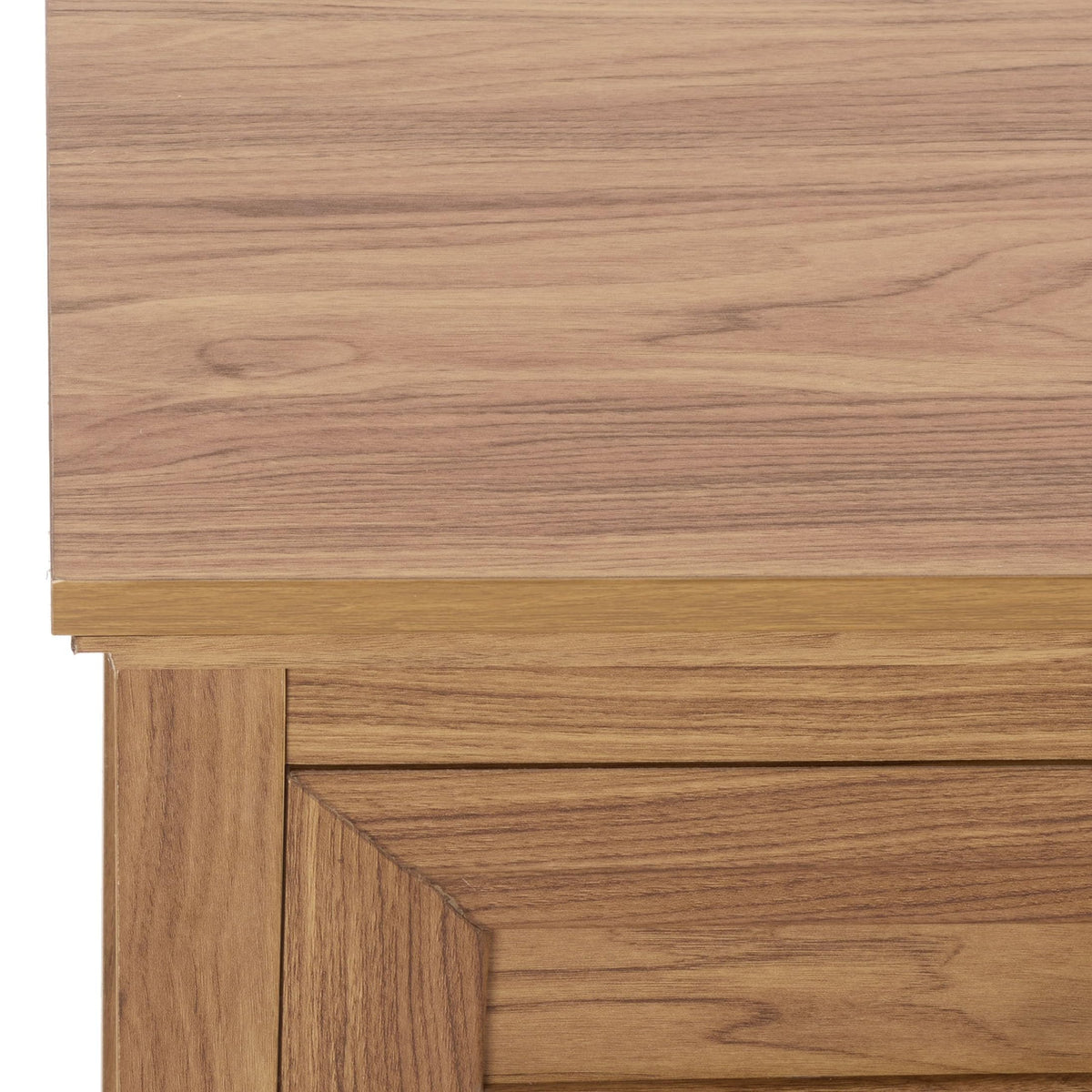 Oak 2-Drawer Console Table with Shelf Storage I21153