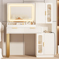 42" Makeup Vanity Desk with Mirror and Lights W575