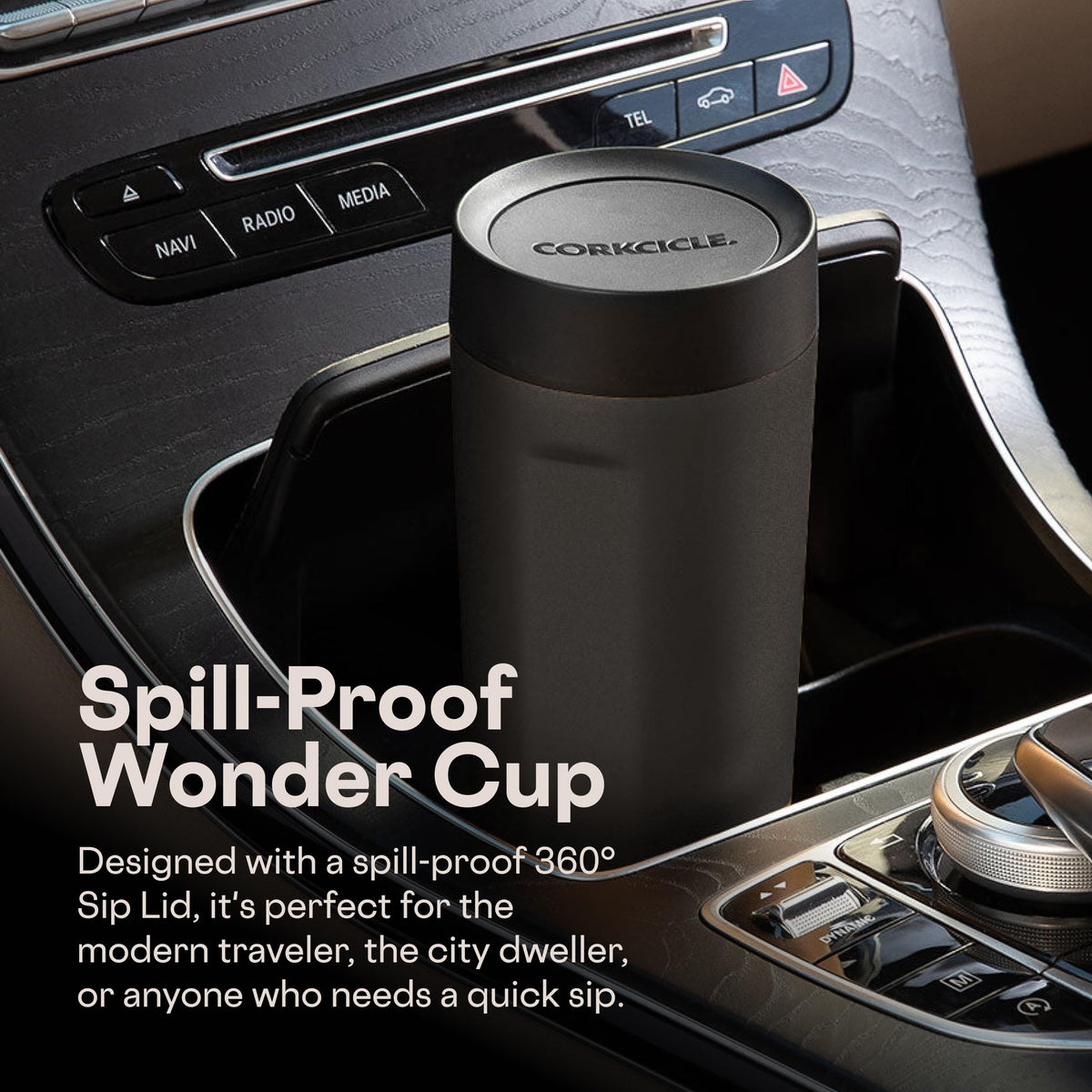 17 oz Travel Mug with 360° Sip Lid W8420
