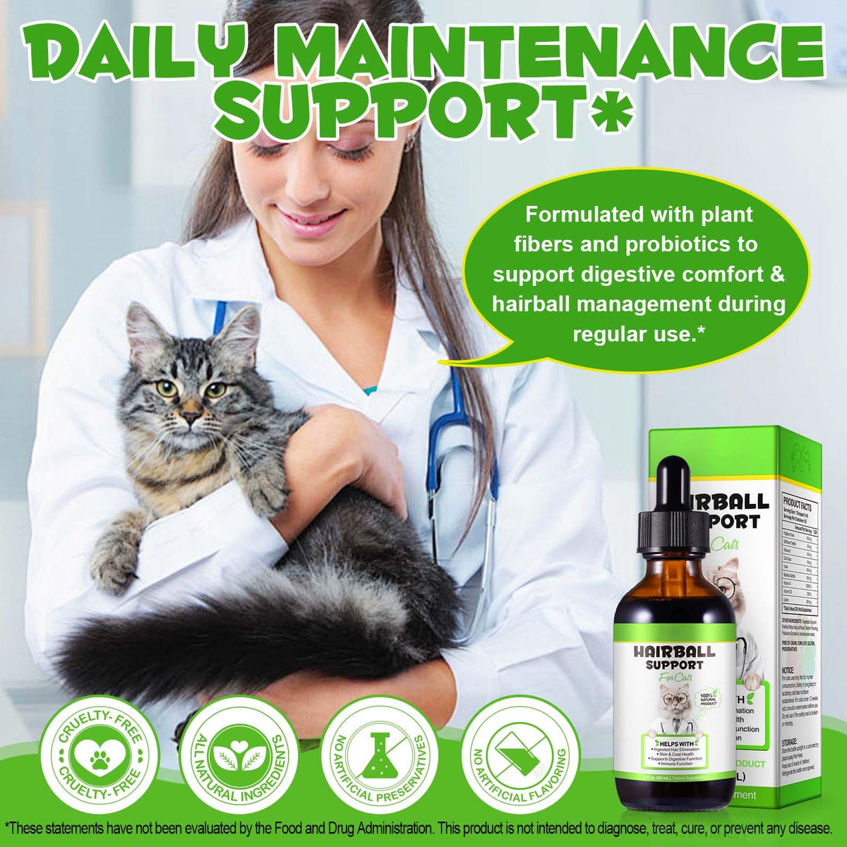 Chicken Flavor Hairball Treatment for Cats R7202
