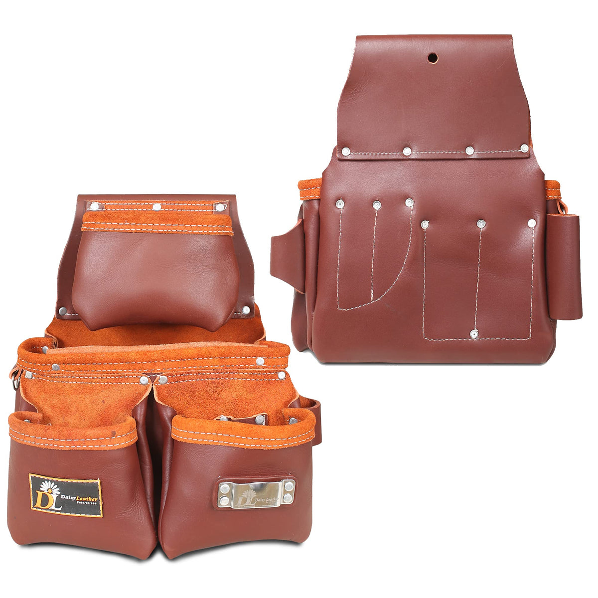 Leather Tool Belt with 27 Pockets J59369