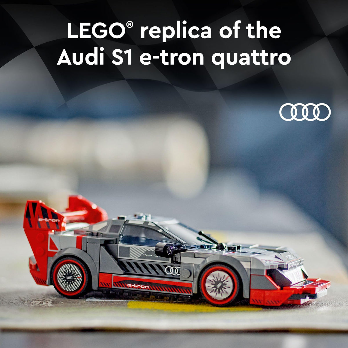 Audi S1 e-tron Quattro Race Car Building Toys D31064