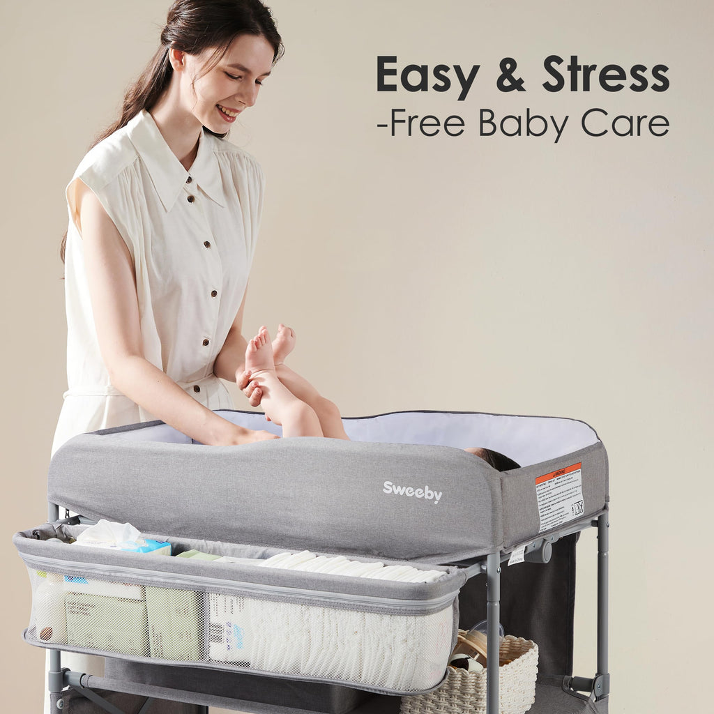 Portable Baby Changing Table with Waterproof Pad M819