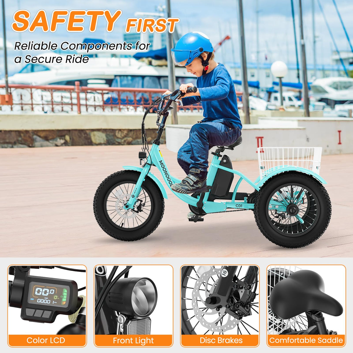 16 Inch Electric Tricycle K94039