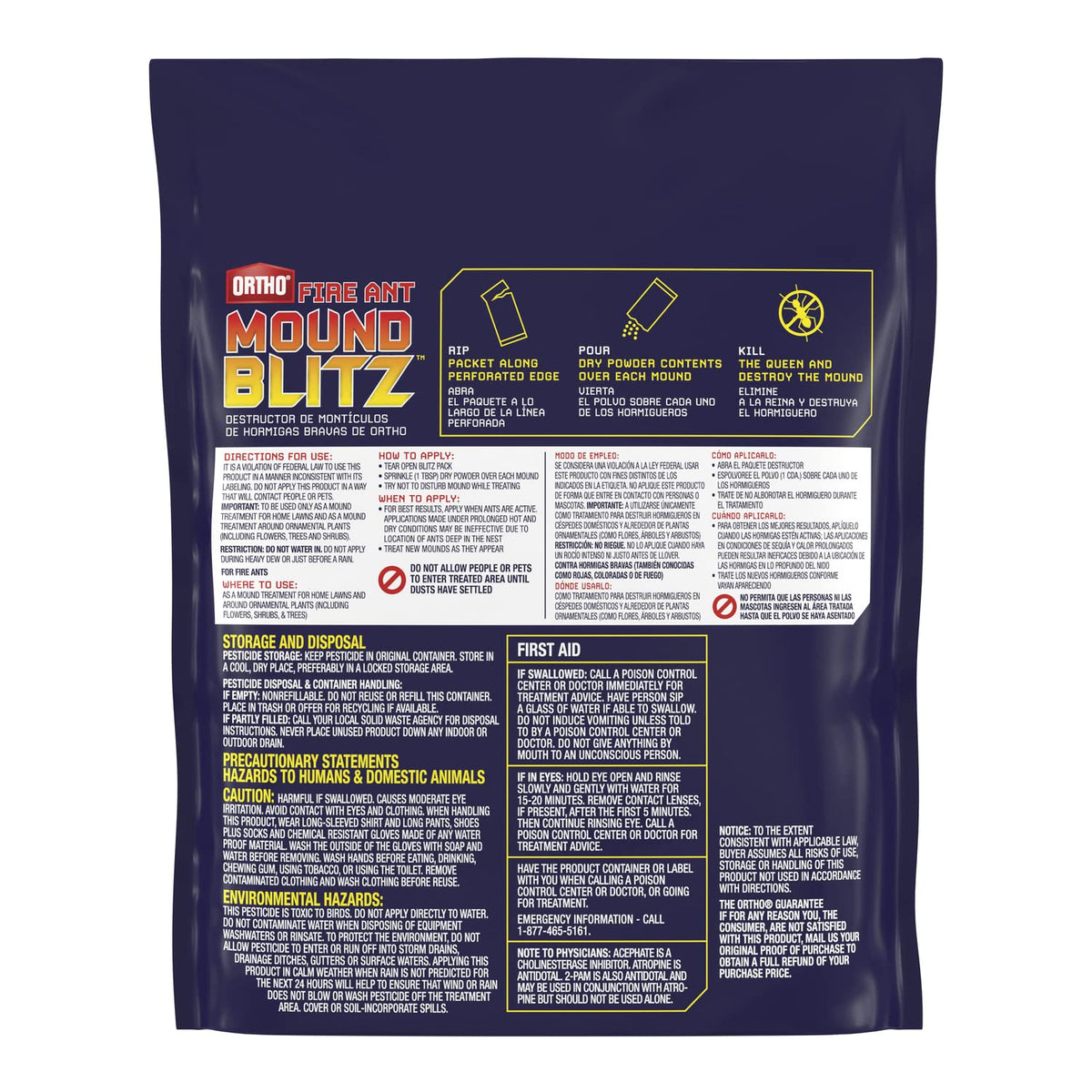Fire Ant Mound Blitz, 8 Pre-Measured Packs G4001