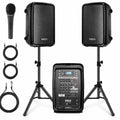 300 W Portable Wireless Bluetooth PA Speaker DJ Mixer Bundle X5030