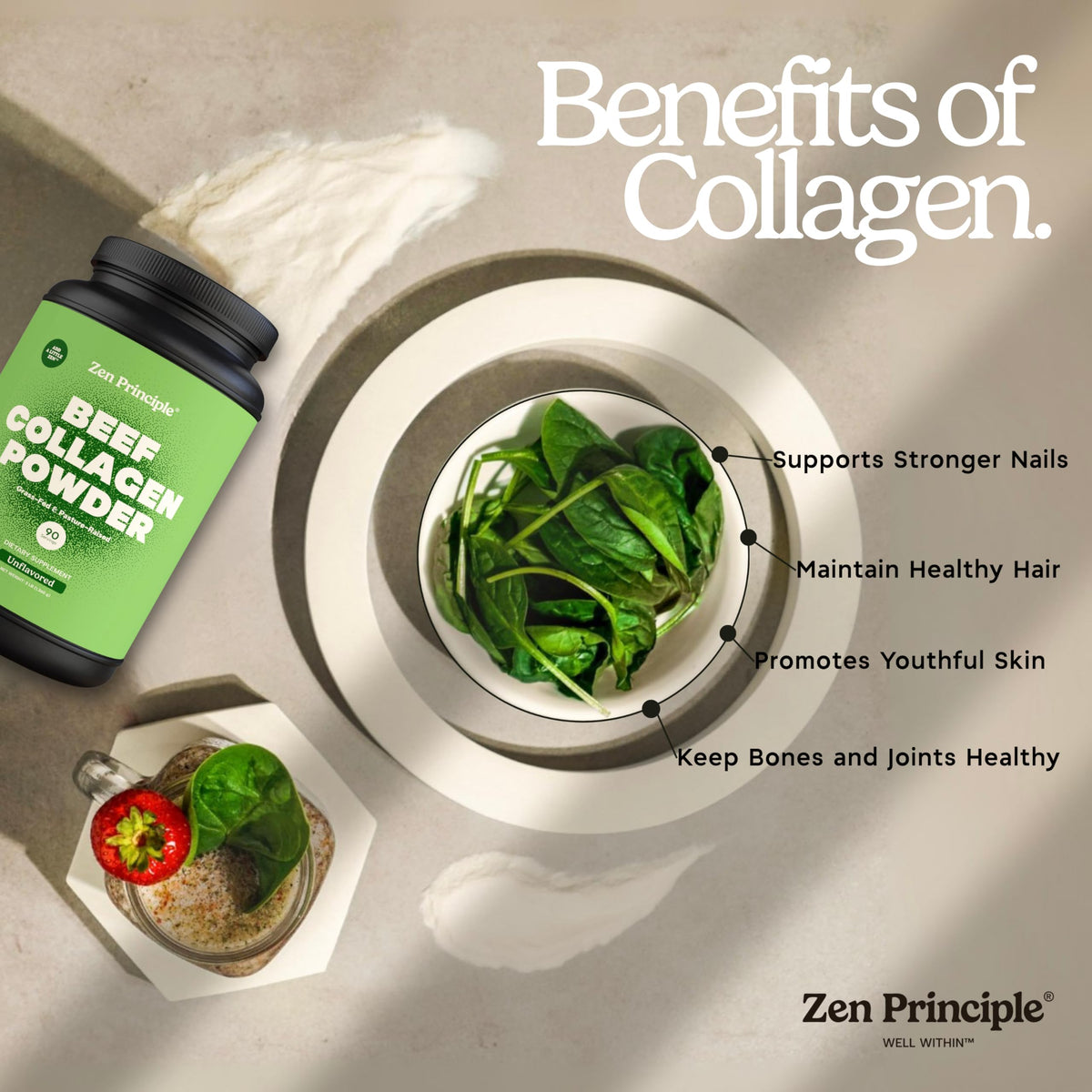 Grass-Fed Hydrolyzed Collagen Peptides 3 lb N3692