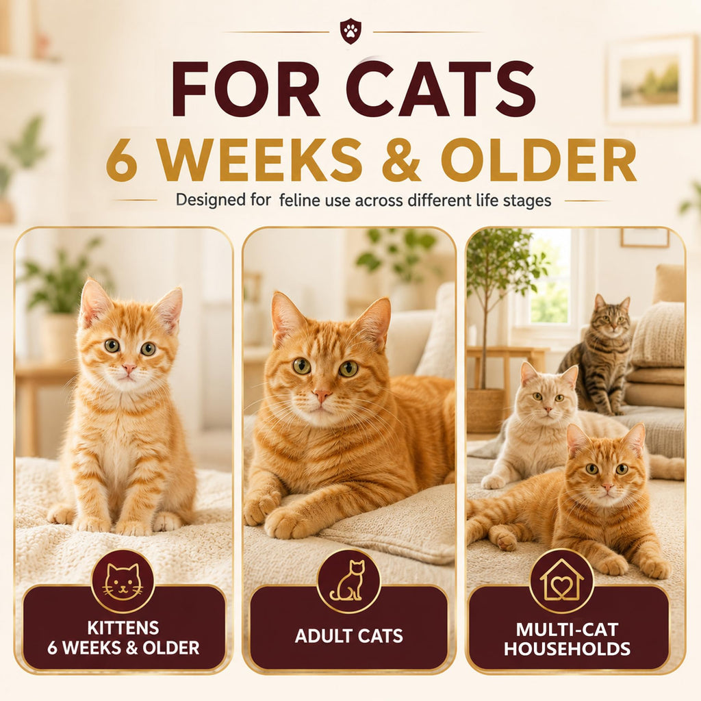 Cat Dewormer Tablets for Tapeworms, Roundworms & Hookworms W526895
