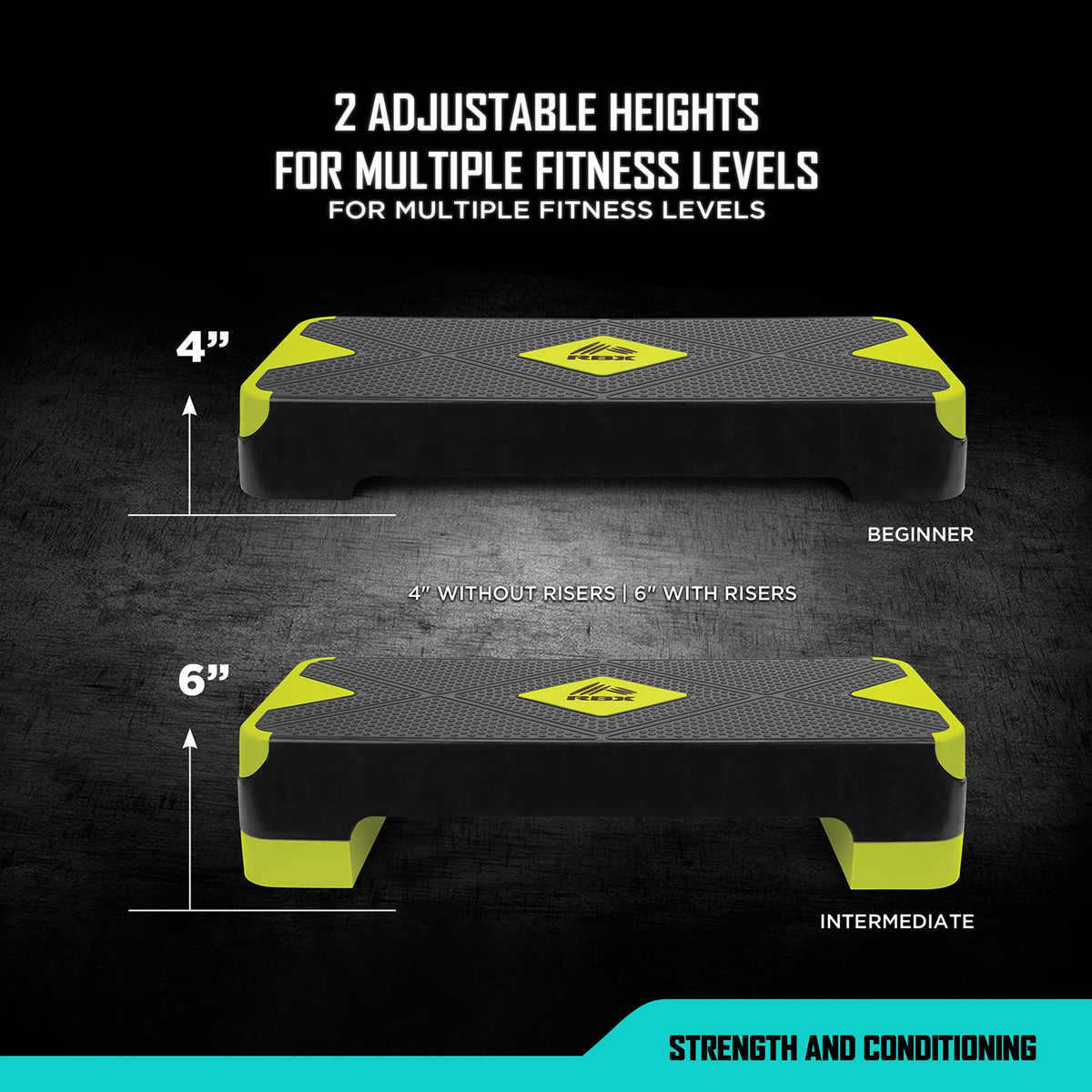 Aerobic Step Platform with Non-Slip Textured Surface H1962