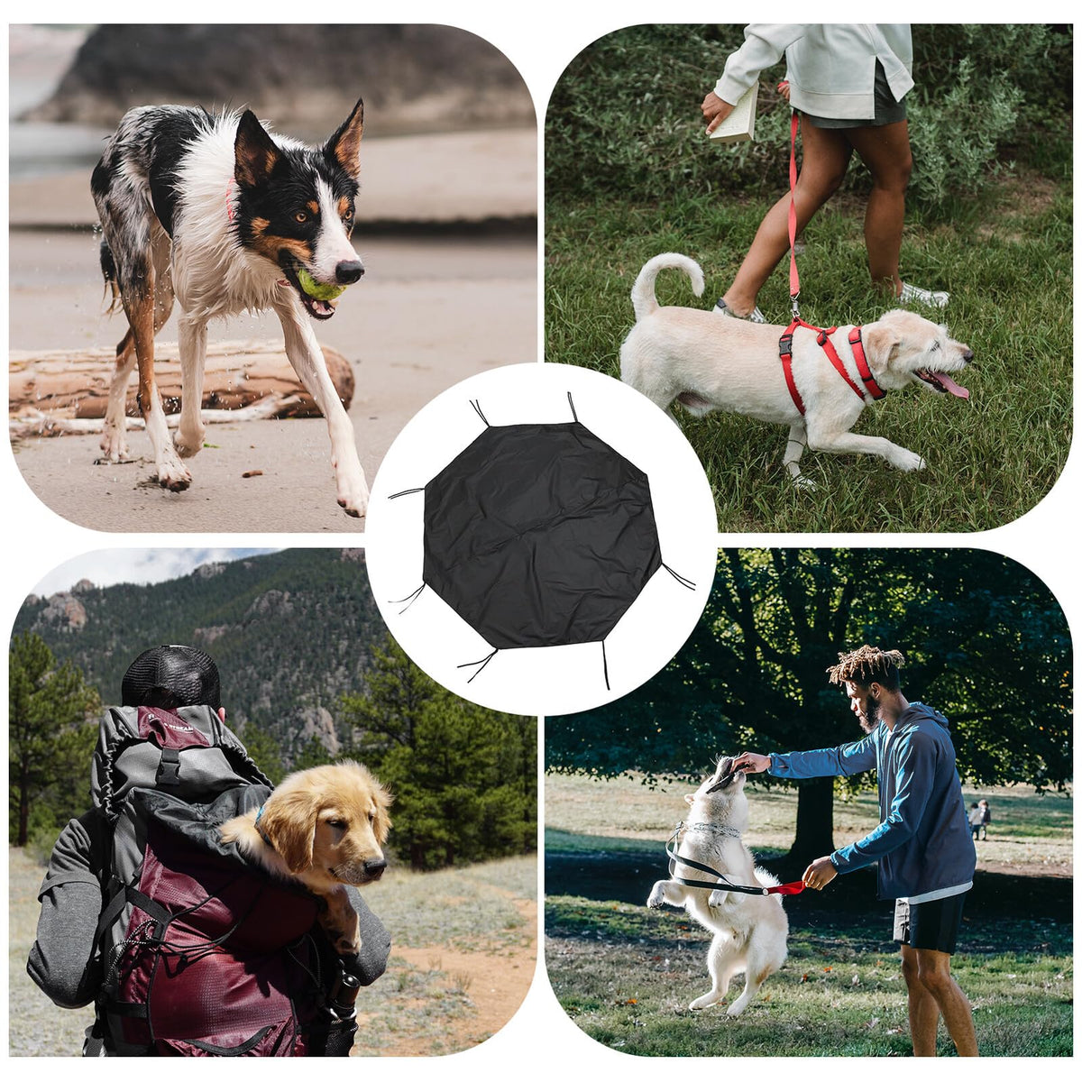Waterproof Sunproof Dog Playpen Cover with Shade 210D Oxford Cloth J94094